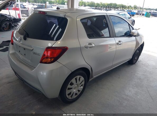 VNKKTUD36HA082325 2017 TOYOTA YARIS Silver Tył prawy