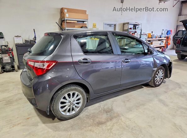 VNKKTUD36JA096909 2018 TOYOTA YARIS Gray Հետևի աջ