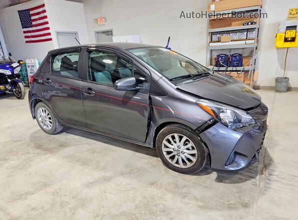 VNKKTUD36JA096909 2018 TOYOTA YARIS Gray Առջևի աջ