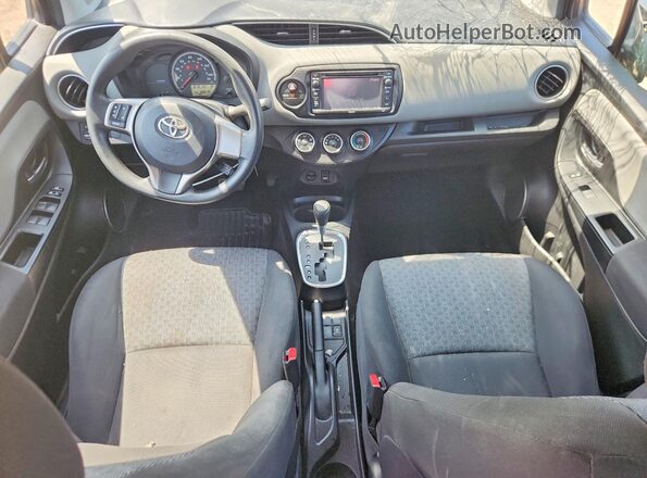 VNKKTUD37GA061563 2016 TOYOTA YARIS Black Dashboard view