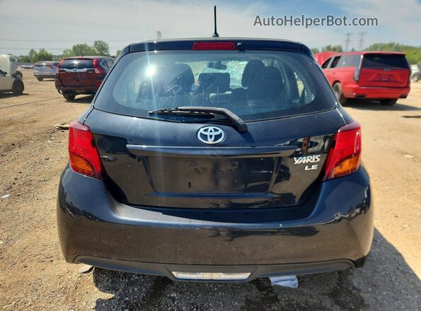 VNKKTUD37GA061563 2016 TOYOTA YARIS Black Rear view