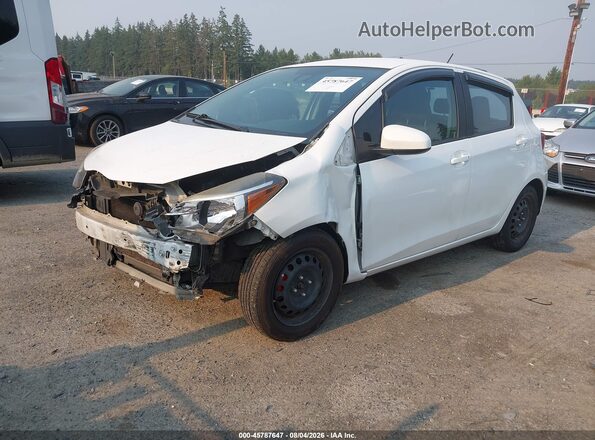 VNKKTUD37HA075965 2017 TOYOTA YARIS Белый Передняя левая четверть