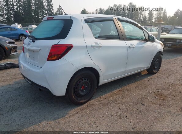 VNKKTUD37HA075965 2017 TOYOTA YARIS Белый Задняя правая четверть