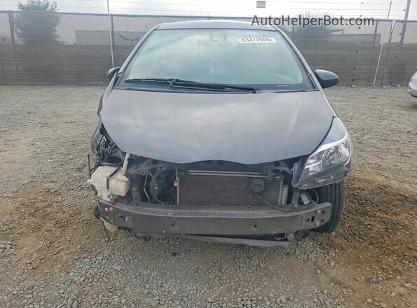 VNKKTUD37HA085637 2017 TOYOTA YARIS Gray წინა ხედი