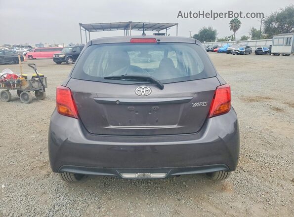VNKKTUD37HA085637 2017 TOYOTA YARIS Gray უკანა ხედი