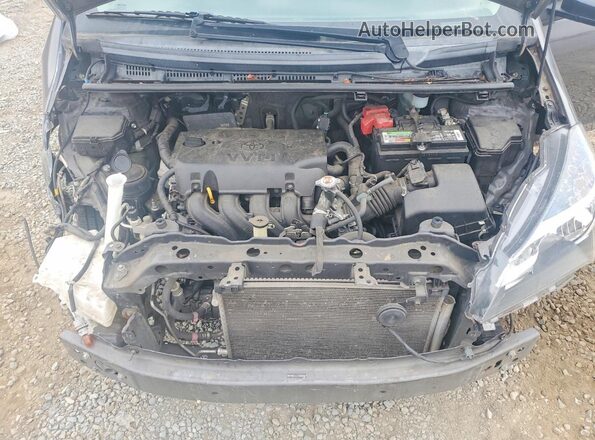VNKKTUD37HA085637 2017 TOYOTA YARIS Gray უკანა სალონის ხედი