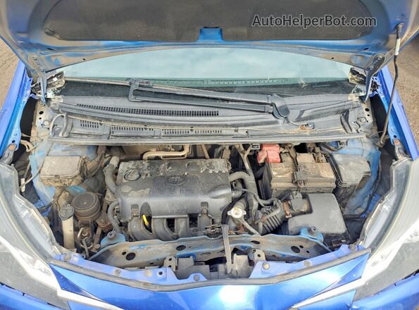 VNKKTUD37JA093856 2018 TOYOTA YARIS Blue Շարժիչի բաժամունքի տեսք