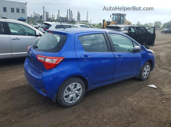 VNKKTUD37JA093856 2018 TOYOTA YARIS Blue Հետևի աջ