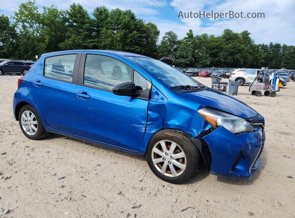 VNKKTUD38GA057649 2016 TOYOTA YARIS Blue Առջևի աջ
