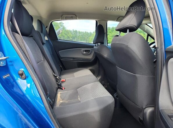VNKKTUD38GA057649 2016 TOYOTA YARIS Blue Հետևի նստատեղերի տեսք