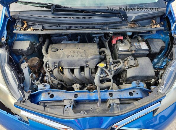 VNKKTUD38GA057649 2016 TOYOTA YARIS Blue Սալոնի հետևի տեսք