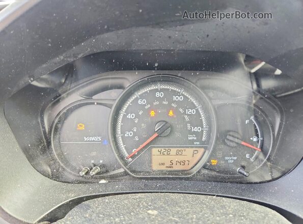 VNKKTUD38GA057649 2016 TOYOTA YARIS Blue Սարքավորումների վահանակի տեսք
