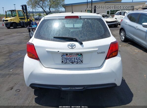 VNKKTUD38GA065623 2016 TOYOTA YARIS White 