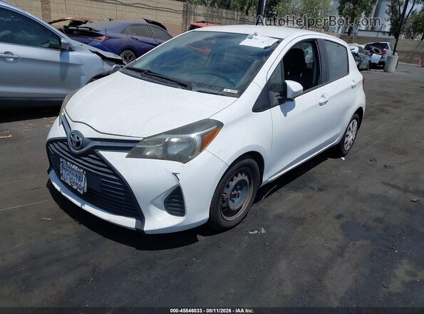 VNKKTUD38GA065623 2016 TOYOTA YARIS White Front left