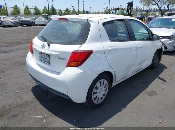 VNKKTUD38GA065623 2016 TOYOTA YARIS White Rear right