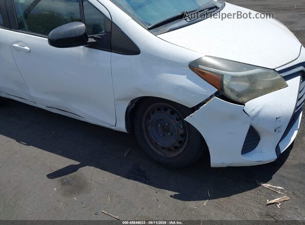 VNKKTUD38GA065623 2016 TOYOTA YARIS White Instrument cluster view