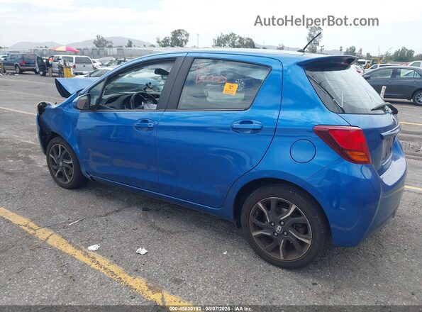 VNKKTUD39GA057305 2016 TOYOTA YARIS Blue Задня ліва чверть
