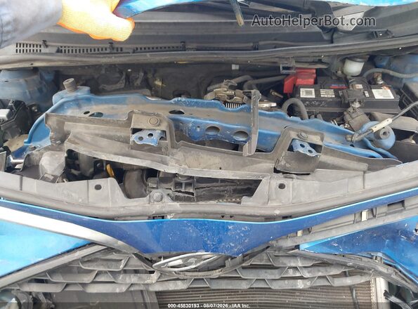 VNKKTUD39GA057305 2016 TOYOTA YARIS Blue Вид ззаду