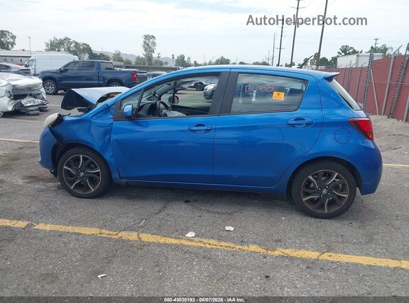 VNKKTUD39GA057305 2016 TOYOTA YARIS Blue Панорамний вид салону 360°
