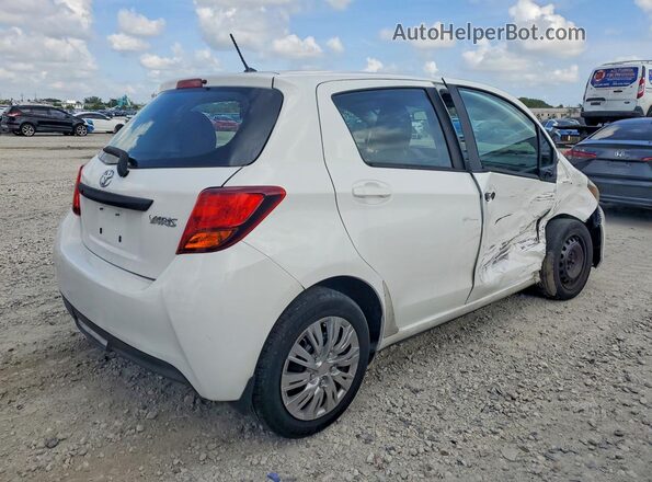 VNKKTUD39GA066845 2016 TOYOTA YARIS White Задня права чверть