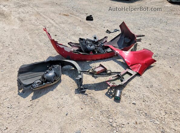 VNKKTUD3XHA075197 2017 TOYOTA YARIS Red Вид підкапотного простору