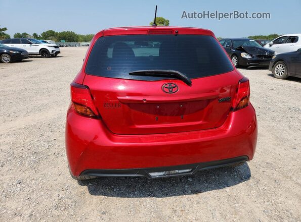 VNKKTUD3XHA075197 2017 TOYOTA YARIS Red Вид ззаду