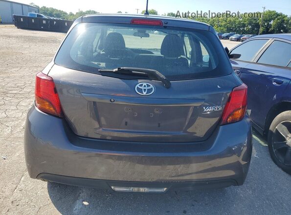VNKKTUD3XHA083204 2017 TOYOTA YARIS Gray Vista trasera
