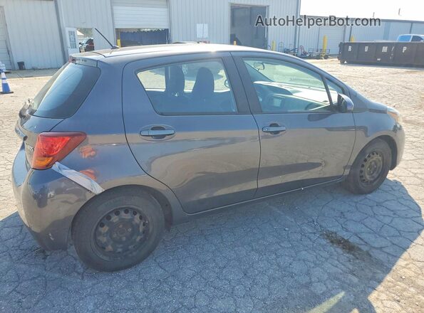 VNKKTUD3XHA083204 2017 TOYOTA YARIS Gray Trasero derecho