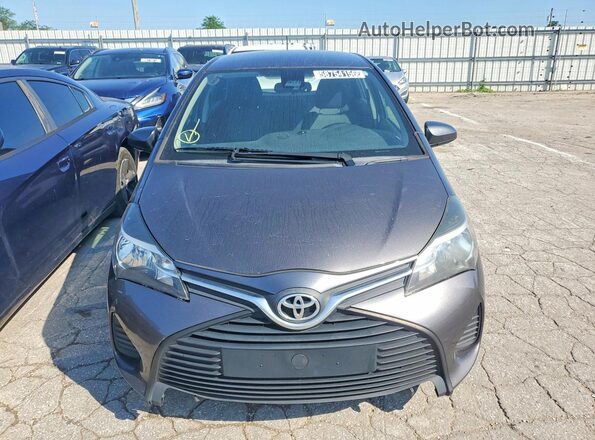VNKKTUD3XHA083204 2017 TOYOTA YARIS Gray Vista frontal