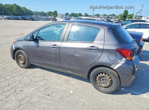 VNKKTUD3XHA083204 2017 TOYOTA YARIS Gray Trasero izquierdo
