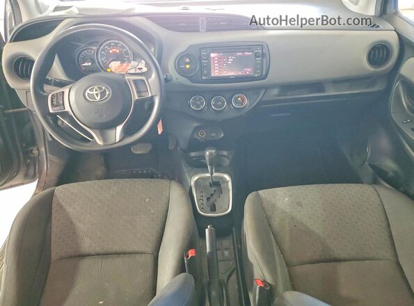 VNKKTUD3XHA083204 2017 TOYOTA YARIS Gray Vista del salpicadero