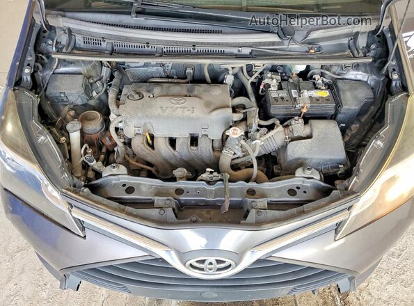 VNKKTUD3XHA083204 2017 TOYOTA YARIS Gray Vista interior trasera
