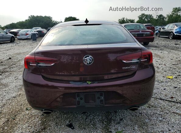 W04GL6SX0K1014300 2019 BUICK REGAL Бордовый Вид сзади