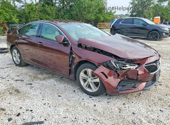 W04GL6SX0K1014300 2019 BUICK REGAL Бордовый Передняя правая четверть