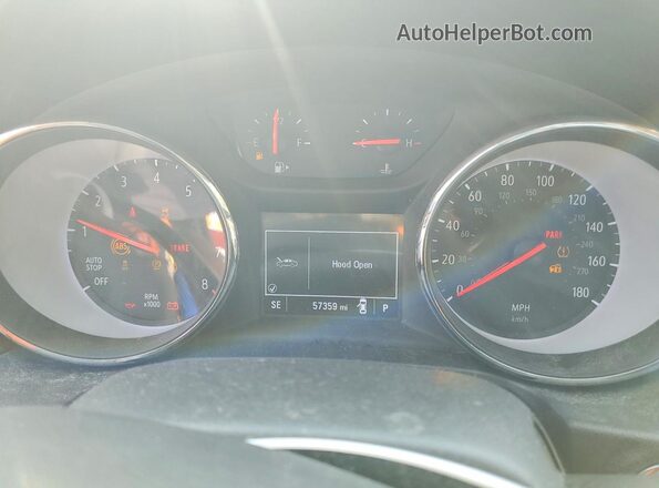 W04GL6SX0K1014300 2019 BUICK REGAL Бордовый Вид щитка приборов