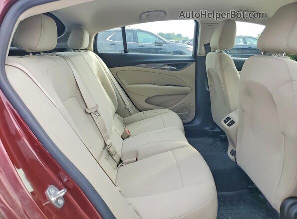W04GL6SX0K1014300 2019 BUICK REGAL Бордовый Вид задних сидений
