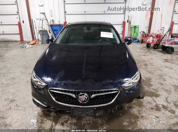 W04GL6SX1J1114226 2018 BUICK REGAL Blue Widok zestawu wskaźników