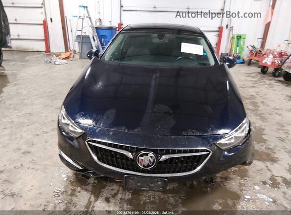 W04GL6SX1J1114226 2018 BUICK REGAL Blue Widok z przodu