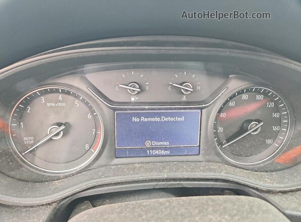 W04GL6SX3K1040728 2019 BUICK REGAL White Vista del cuadro de instrumentos