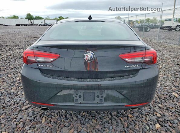 W04GL6SX4J1153988 2018 BUICK REGAL Black Rear view