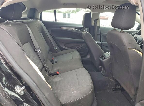 W04GL6SX4J1153988 2018 BUICK REGAL Black Rear seats view