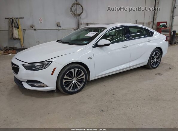 W04GM6SX0J1094130 2018 BUICK REGAL White Առջևի ձախ երեք քառորդ տեսարան