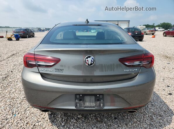 W04GP6SX8J1079656 2018 BUICK REGAL Серый Вид сзади