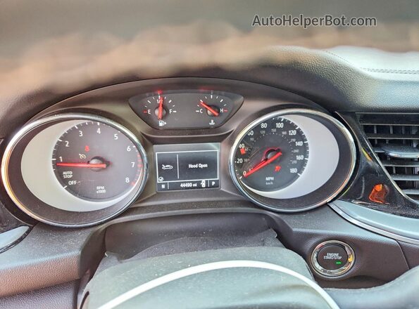 W04GU8SX5K1002555 2019 BUICK REGAL Black Սարքավորումների վահանակի տեսք