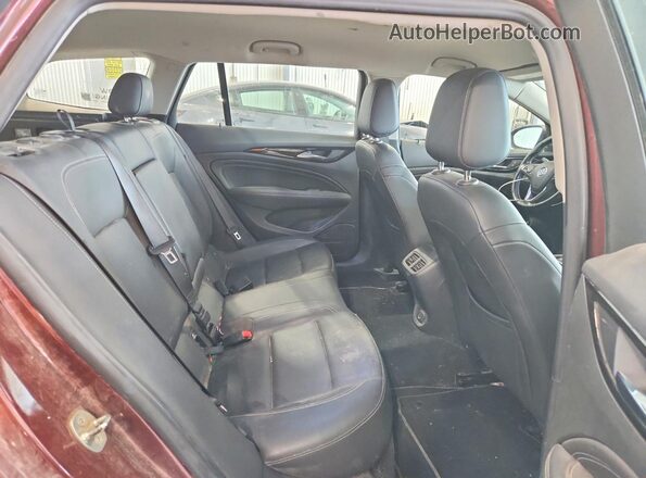 W04GV8SX6K1004859 2019 BUICK REGAL Burgundy Vista de los asientos traseros