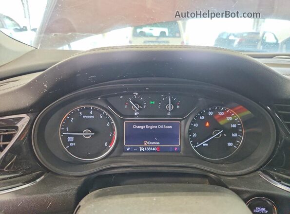 W04GV8SX6K1004859 2019 BUICK REGAL Burgundy Vista del cuadro de instrumentos