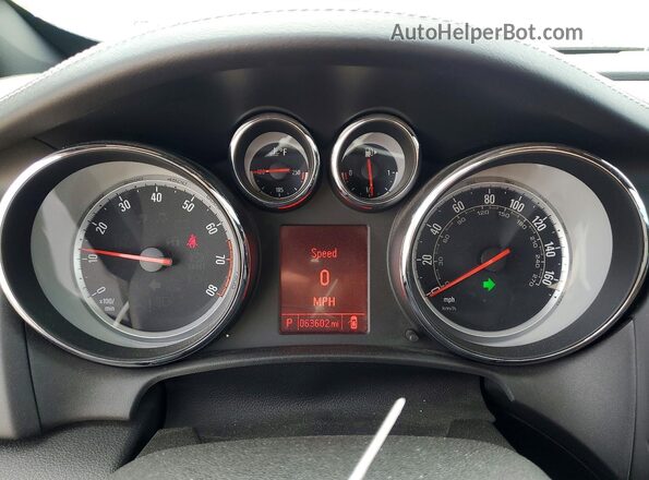W04WH3N51HG090720 2017 BUICK CASCADA Blue Instrument cluster view
