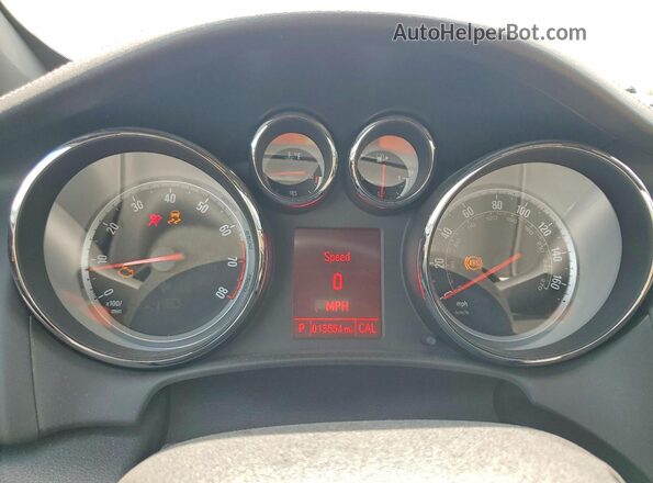 W04WH3N5XHG123097 2017 BUICK CASCADA White Instrument cluster view