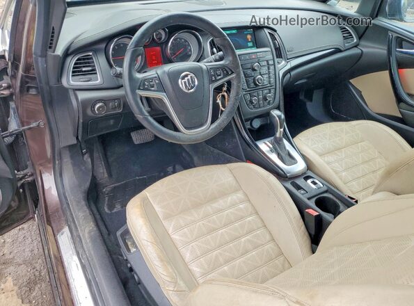 W04WT3N55GG155078 2016 BUICK CASCADA Brown Առջևի վահանակի տեսք