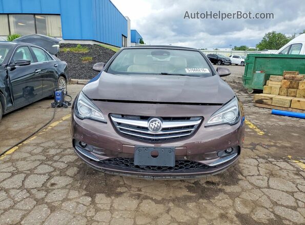 W04WT3N55GG155078 2016 BUICK CASCADA Brown Դիմացի տեսք